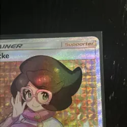 Pokemon Wicke 147/147 Burning Shadows Ultra Rare Full Art Holo LP - Image 3