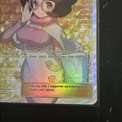 Pokemon Wicke 147/147 Burning Shadows Ultra Rare Full Art Holo LP - Image 4
