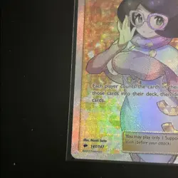 Pokemon Wicke 147/147 Burning Shadows Ultra Rare Full Art Holo LP - Image 5