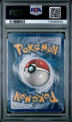 1999 POKEMON FOSSIL 1ST ED #4 DRAGONITE-HOLO PSA 1 - Image 2