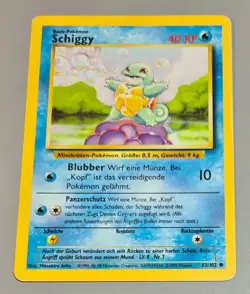 Schiggy # 63/102 Common aus Base Set 1999 Pokemon Deutsch Exzellent Vintage - Image 3