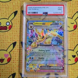 2025 POKEMON PRE EN-PRISMATIC EVOLUTIONS #030 JOLTEON EX PSA 9 - Image 1