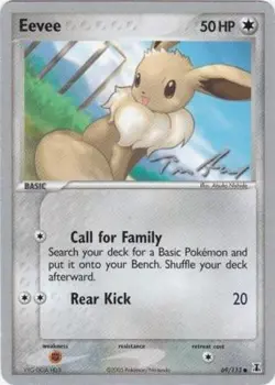 Lightly Played Eevee - 69/113 - Tom Roos - WCS 2007 Pokemon World Championship - Image 1