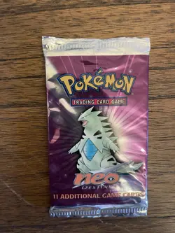Pokemon Neo Destiny Booster Pack - Tyranitar Artwork - English - Sealed - Image 5