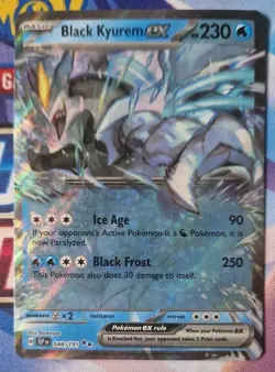 Pokemon - Black Kyurem ex - 048/191 - Surging Sparks - Holo Double Rare NM-Mint - Image 1