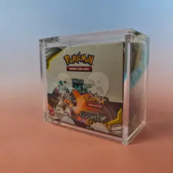 POKEMON SM COSMIC ECLIPSE BOOSTER BOX 820650815898 SEALED ACRYLIC OVP EN - Image 1