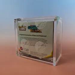 POKEMON SM COSMIC ECLIPSE BOOSTER BOX 820650815898 SEALED ACRYLIC OVP EN - Image 3