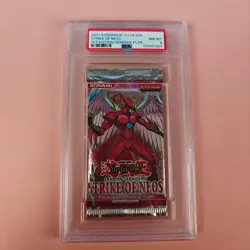 STRIKE OF NEOS 1ST ED-GER-FL.PK. KONAMI/UD YU-GI-OH! FOIL PACK 2007 PSA 8 - Image 1