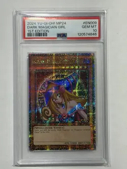 Dark Magician Girl Yugioh 2024 MP24-EN009 Quarter Century Secret Rare 1st PSA 10 - Image 1