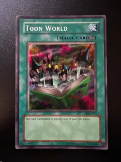 Toon World MRL-076 Super Rare Unlimited Moderate Play Yugioh - Image 1