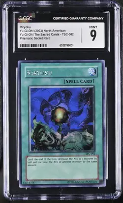 Riryoku *CGC MINT 9* TSC-002 * POP 1 * Prismatic Secret Rare* 2003 * Yugioh - Image 1