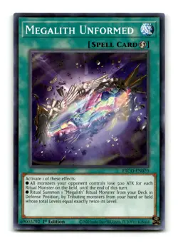 Megalith Unformed - ETCO-EN070 1st Edition - YuGiOh-LP - Image 1