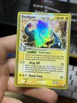 #2 Feraligatr 2/101 Delta Species EX Dragon Frontiers 2006 Holo Pokemon Card TCG - Image 3