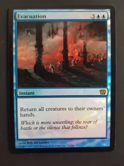 FOIL Evacuation, Magic Mtg Card Collection, Karten Sammlung - Image 1