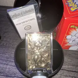 Pokemon 1999 Mewtwo 23K Gold Plated Card Burger King Box Pokeball COA Near Mint - Image 2
