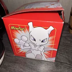 Pokemon 1999 Mewtwo 23K Gold Plated Card Burger King Box Pokeball COA Near Mint - Image 3