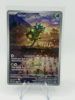 Teal Mask Ogerpon 123 Sv: Scarlet & Violet Promo Cards Holo - Image 1