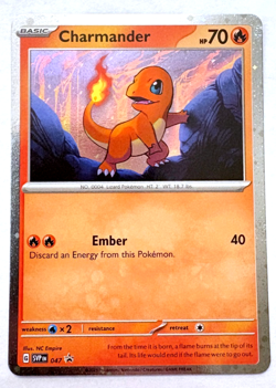Charmander Cosmos Holo SVP Black Star Promo 047 - Pokemon Card - NM - Image 1