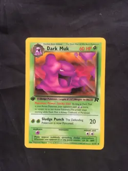 Pokemon Cards: Team Rocket 1st Edition Uncommon: Dark Muk 41/82 - Image 1