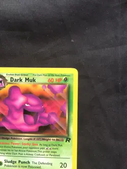 Pokemon Cards: Team Rocket 1st Edition Uncommon: Dark Muk 41/82 - Image 3