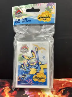 Honolulu Snorkel Pikachu Card Sleeves Pokemon World Championships |G20 - Image 1