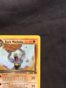 Pokemon Cards: Team Rocket 1st Edition Uncommon: Dark Machoke 40/82 - Image 3