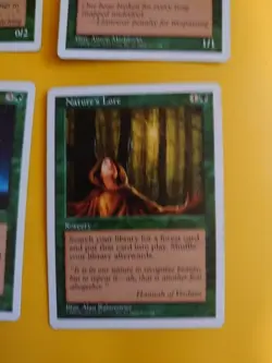 Nature's Lore,Titania's Song,LLanwa Elves Verduran Enchantress MTG 4 Card 5th ed - Image 2