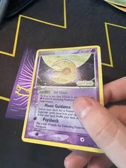 Pokemon Card Lunatone 20/92 EX Legend Maker Stamped Reverse Holo Rare 055🔥HP🔥 - Image 2