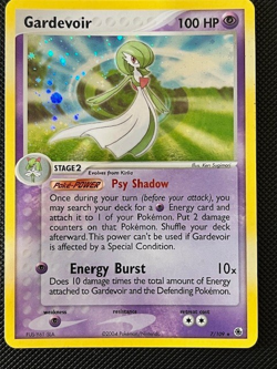 Gardevoir - 7/109 - Pokemon Ex Ruby & Sapphire Holo Card SWIRL - Image 1