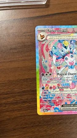 Pokemon Sylveon EX Card 156/131 Prismatic Evolutions Holo Ultra Rare - Image 4