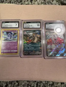 Graded Card Lot Charizard Ex CGC 8 NM-MT Oricorio Nm 7 Mabosstiff Ex Holo Cgc 10 - Image 1