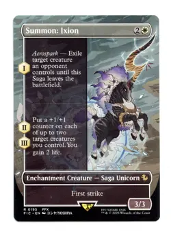 Summon: Ixion (Borderless) R 0195 Regular Final Fantasy MTG Card NM - Image 1