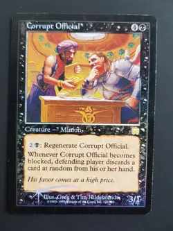 FOIL Corrupt Official, Magic Mtg Card Collection, Karten Sammlung - Image 1