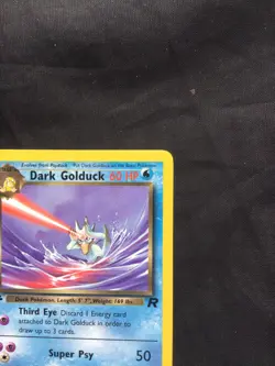Pokemon Cards: Team Rocket 1st Edition Uncommon: Dark Golduck 37/82 - Image 3