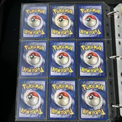 Original 151 Pokemon Cards WOTC Complete Set - Binder Page Lot Rare Card Vintage - Image 4