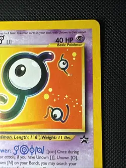 Unown J Pokemon 38/53 Black Star Promo Card Nm/lp - Image 3