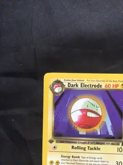 Pokemon Cards: Team Rocket 1st Edition Uncommon: Dark Electrode 34/82 - Image 2