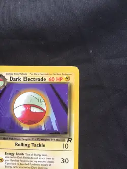 Pokemon Cards: Team Rocket 1st Edition Uncommon: Dark Electrode 34/82 - Image 3