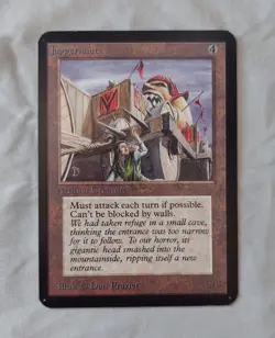 JUGGERNAUT- MtG ALPHA - Magic the Gathering card MP/EX - Image 1