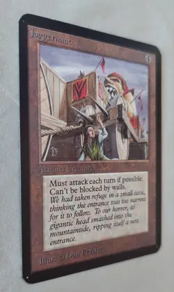 JUGGERNAUT- MtG ALPHA - Magic the Gathering card MP/EX - Image 5