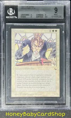 MTG The Dark 1994 Preacher BGS 9.0Q+ (Quad+) MINT Old School 93/94 - Image 1
