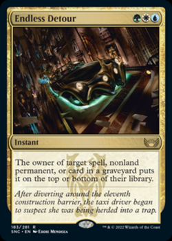 4x Endless Detour MTG Streets of New Capenna NM Magic Regular - Image 1