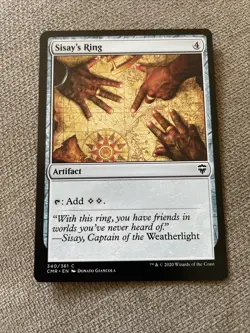 Magic the Gathering MTG Sisay's Ring (340) Commander Legends L10242* - Image 1