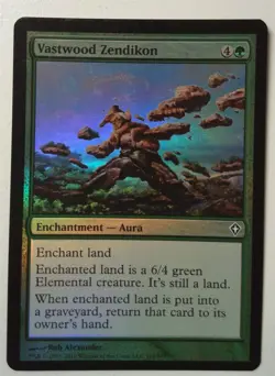 Vastwood Zendikon *FOIL Common* Magic MtG x1 Worldwake SP - Image 1