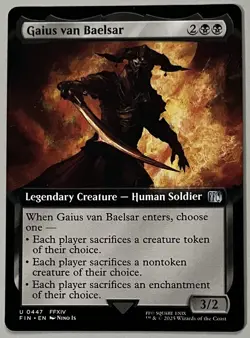 MTG Final Fantasy Gaius van Baelsar Legendary Creature UNCOMMON REGULAR #0447 - Image 1