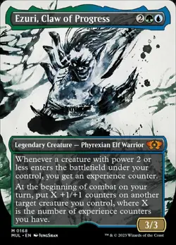 x1 Ezuri, Claw of Progress (168) - Halo Foil M MTG March of the Machine: Multive - Image 1