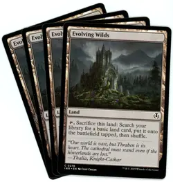 x4 Evolving Wilds - Innistrad Remastered - MTG - NM/M - Image 1