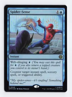 Spider-Sense #46 FOIL Rare - MTG Marvel's Spider-Man SPM Pack Fresh - Image 1