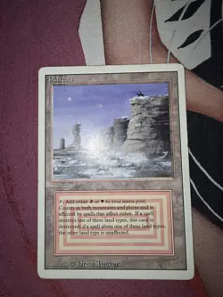 Magic the Gathering Revised Plateau Dual Land MP Free Shipping - Image 1