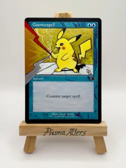 Counterspell MTG Hand Painted Alter - Image 1